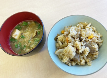 豚肉の混ぜご飯