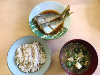 白アジの煮付け