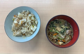 鯛めしとお味噌汁